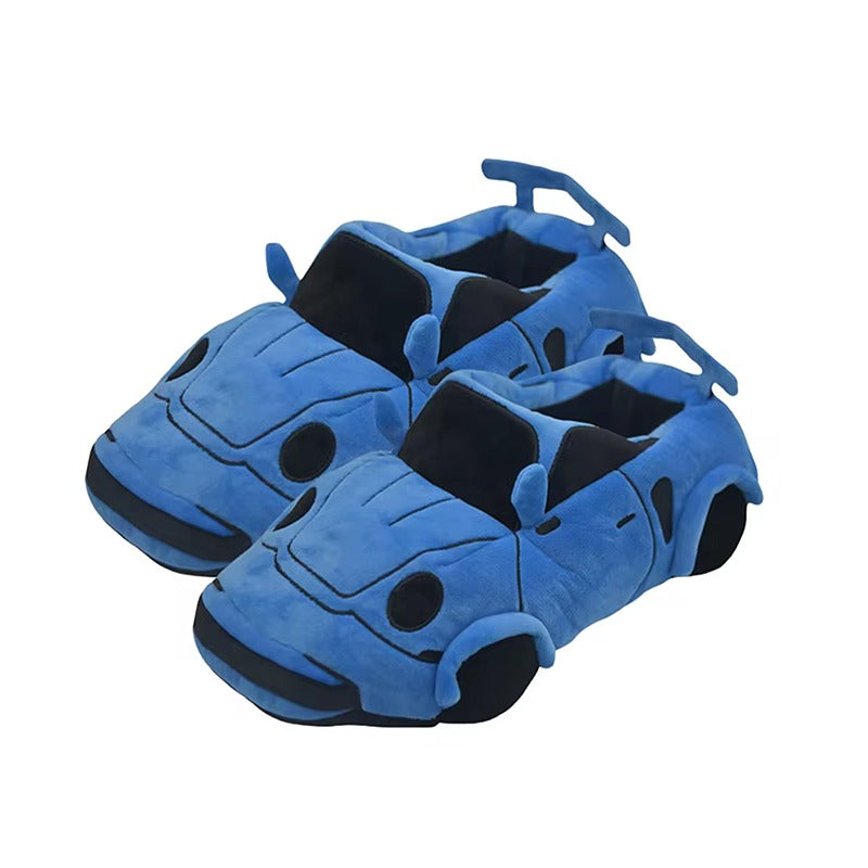 Car-Shaped Plush Slippers Unisex One Size Fits Most