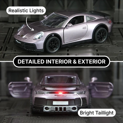 Porsche 911 Dakar Diecast Car Model 1:32 Scale